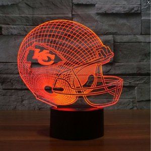 NFL Kansas City Chiefs Football 3D Light